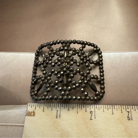 French Cut Steel Antique Shoe Buckle - Picture 6 of 7